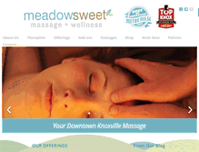 Tablet Screenshot of meadowsweetwellness.com